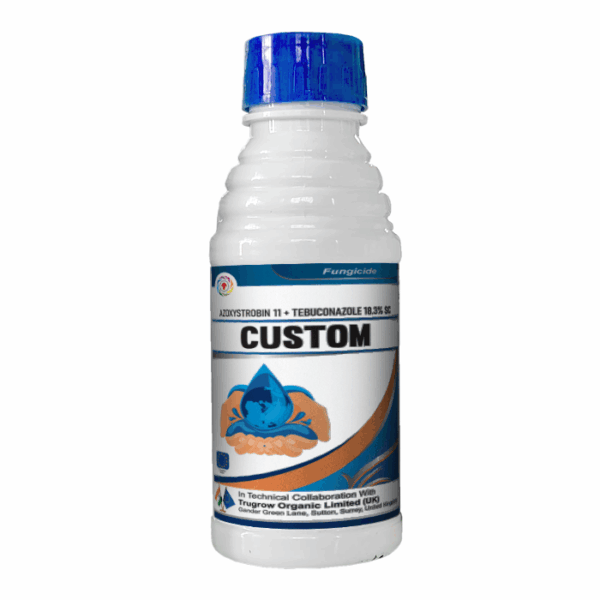 Custom (Azoxystrobin 11% + Tebuconazole 18.3% SC) | Broad Spectrum Fungicide for Crop Disease Control