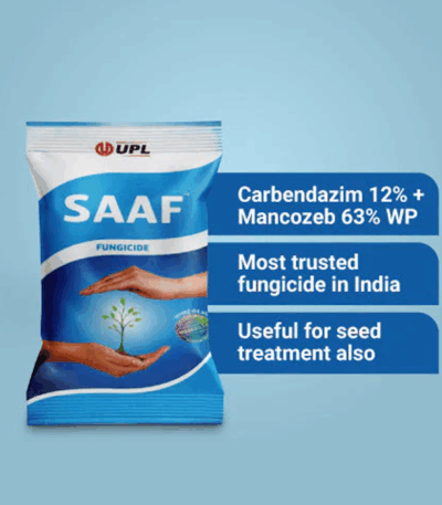 Saaf Fungicide | Carbendazim 12% + Mancozeb 63% WP | UPL Limited
