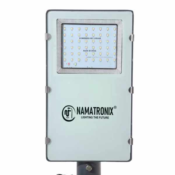 SL1 12W Solar Street Light with 60W Panel & 18Ah LiFePO4 Battery – IP65 Outdoor LED Light (OSRAM Powered)