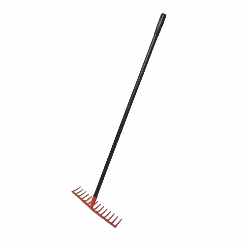 8 TEETH GARDEN RAKE 8 TEETH WITH METAL SHAFT - Image 1