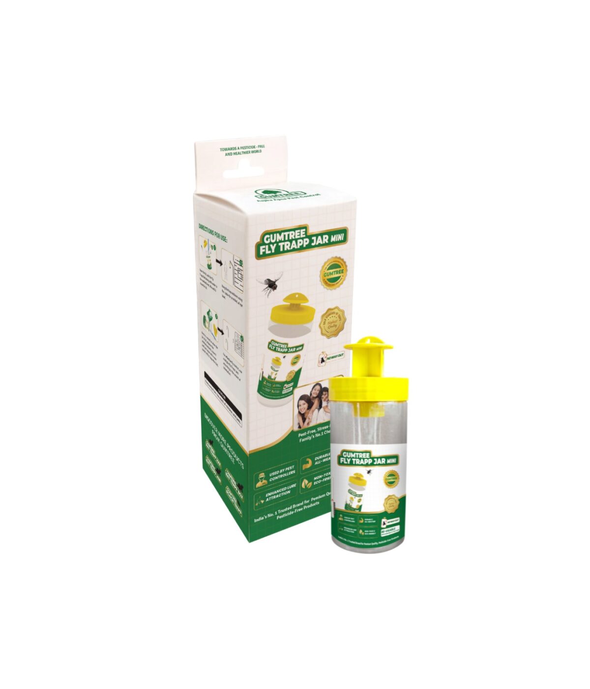 Gumtree Fly Jar Mini – Reusable, Non-Pesticide Fly Trap for Effective Housefly Control - Image 1