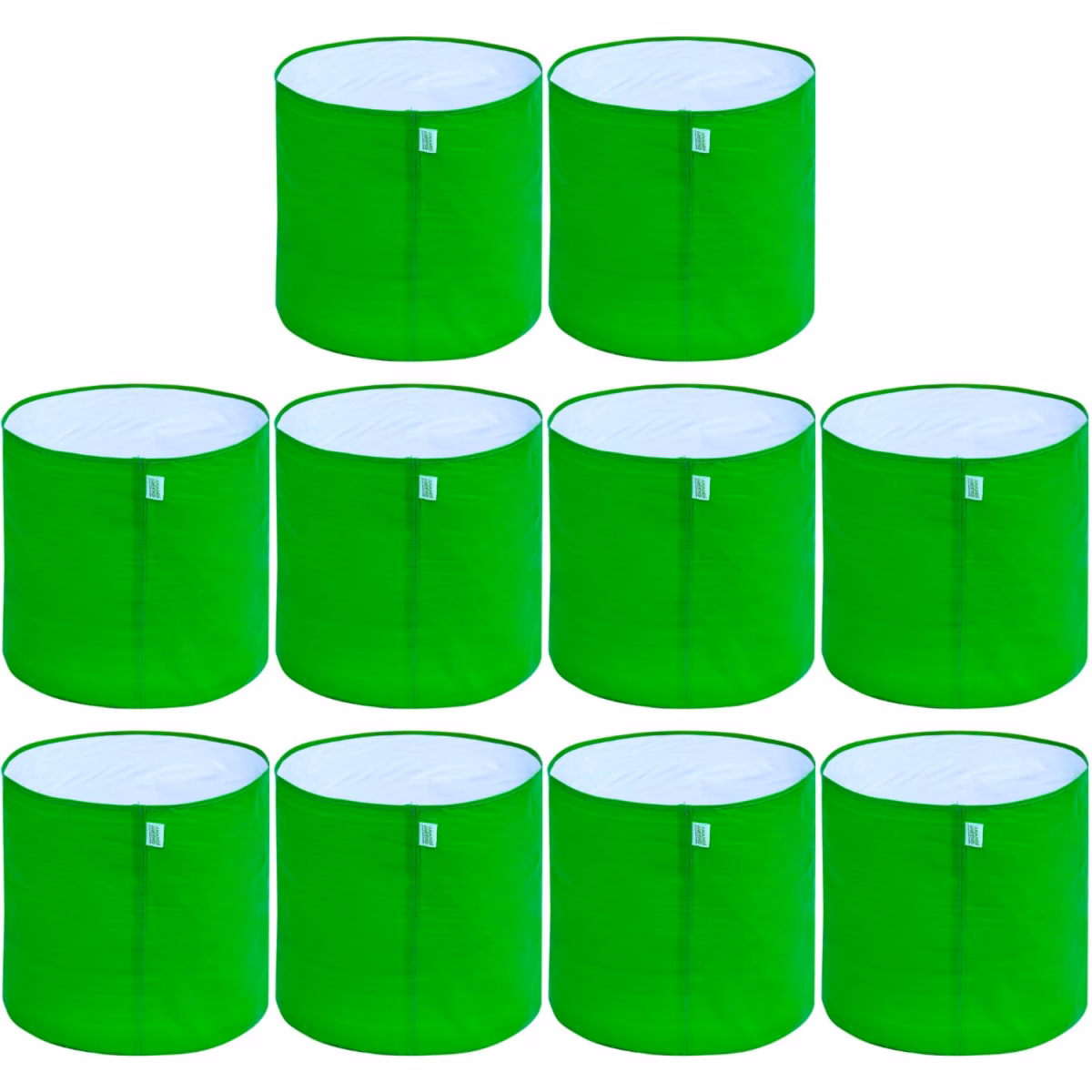 National 12x12 Grow Bags | Premium HDPE 260 GSM Green Grow Bags for Terrace Garden | Ideal for Vegetables & Flowers - Image 1