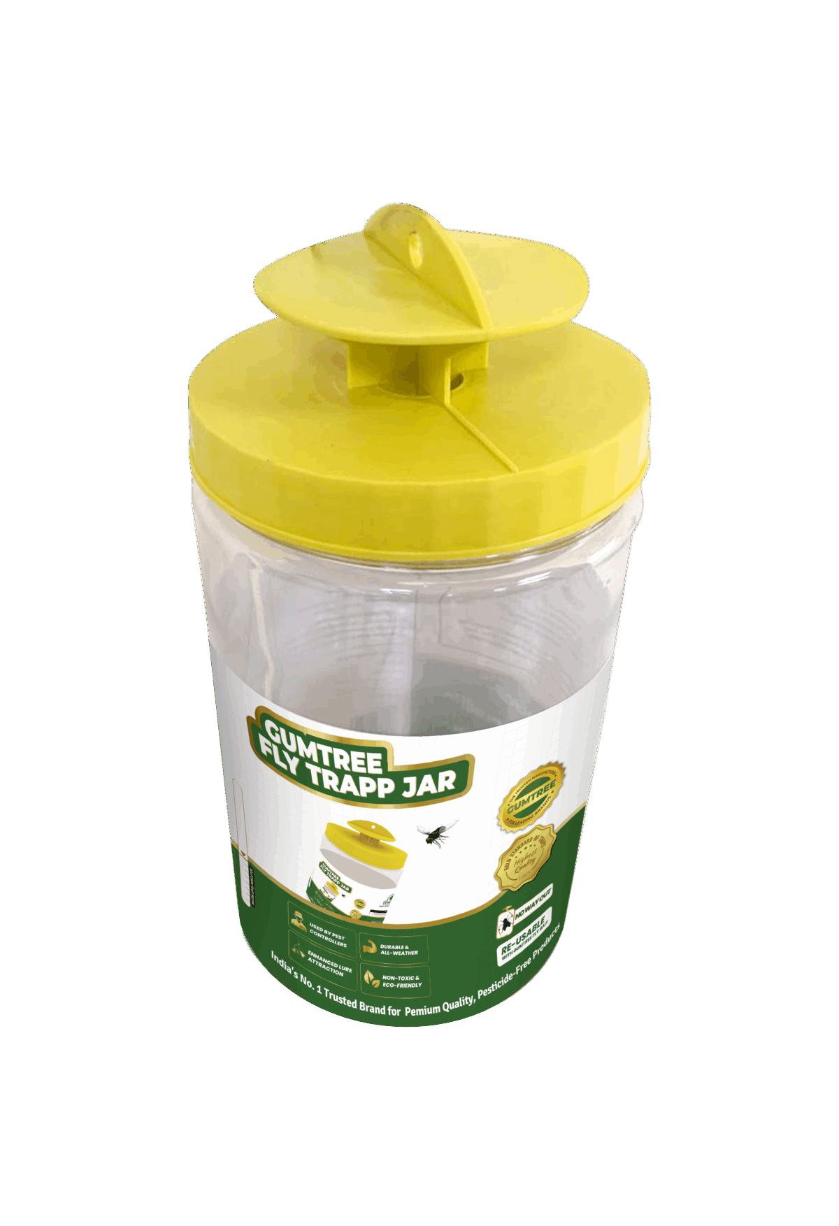 Gumtree Fly Trapp Jar – Reusable Non-Pesticide Fly Trap for Farms & Outdoor Fly Control - Image 1
