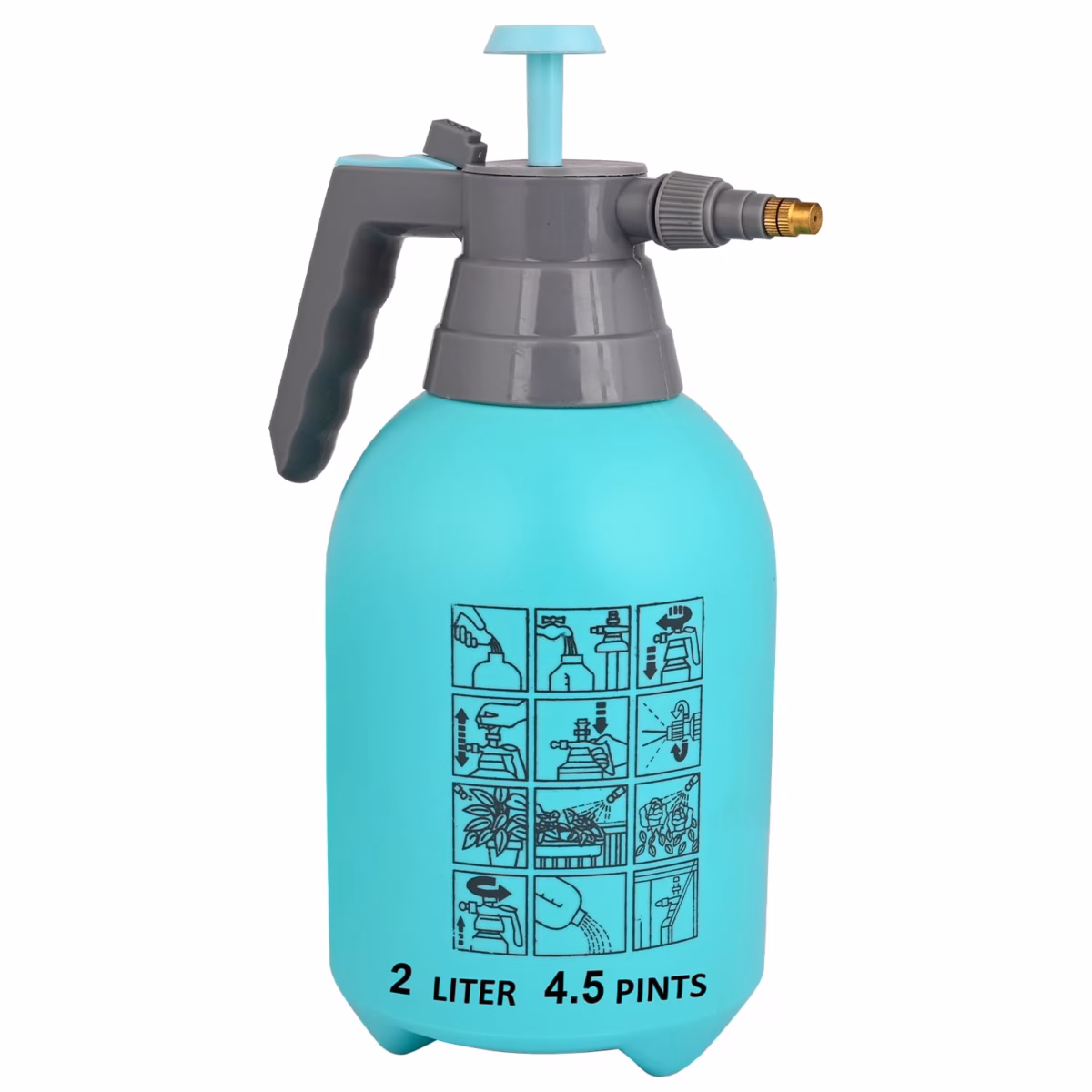National 2 Litre Multipurpose Hand Sprayer | Classic Hand-Powered Water Spray Bottle for Gardening, Sanitising, Car & Bike Wash - Image 1