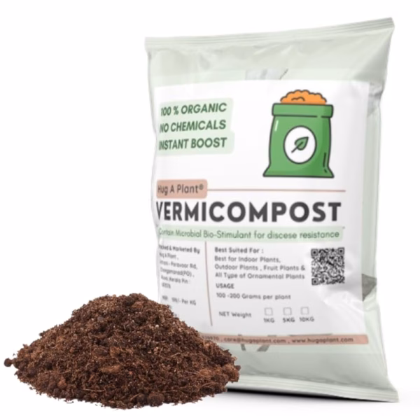 Trugrow Vermicompost 5Kg | 100% Natural Organic Fertilizer for Plants | Improves Soil Health & Growth